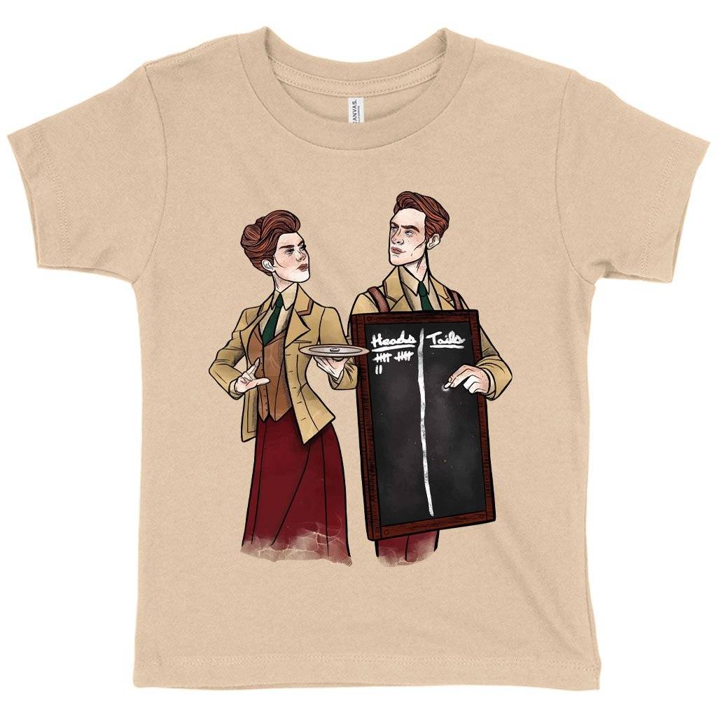 Toddler Heads or Tails T-Shirt – Graphic T-Shirt Kids & Baby Toddler Clothing Toddler Heads or Tails T-Shirt - Graphic T-Shirt Kids & Baby Toddler Clothing Color : Heather Yellow Gold|Athletic Heather|Heather Dust