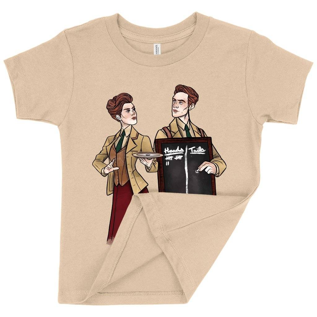 Toddler Heads or Tails T-Shirt – Graphic T-Shirt Kids & Baby Toddler Clothing Toddler Heads or Tails T-Shirt - Graphic T-Shirt Kids & Baby Toddler Clothing Color : Heather Yellow Gold|Athletic Heather|Heather Dust