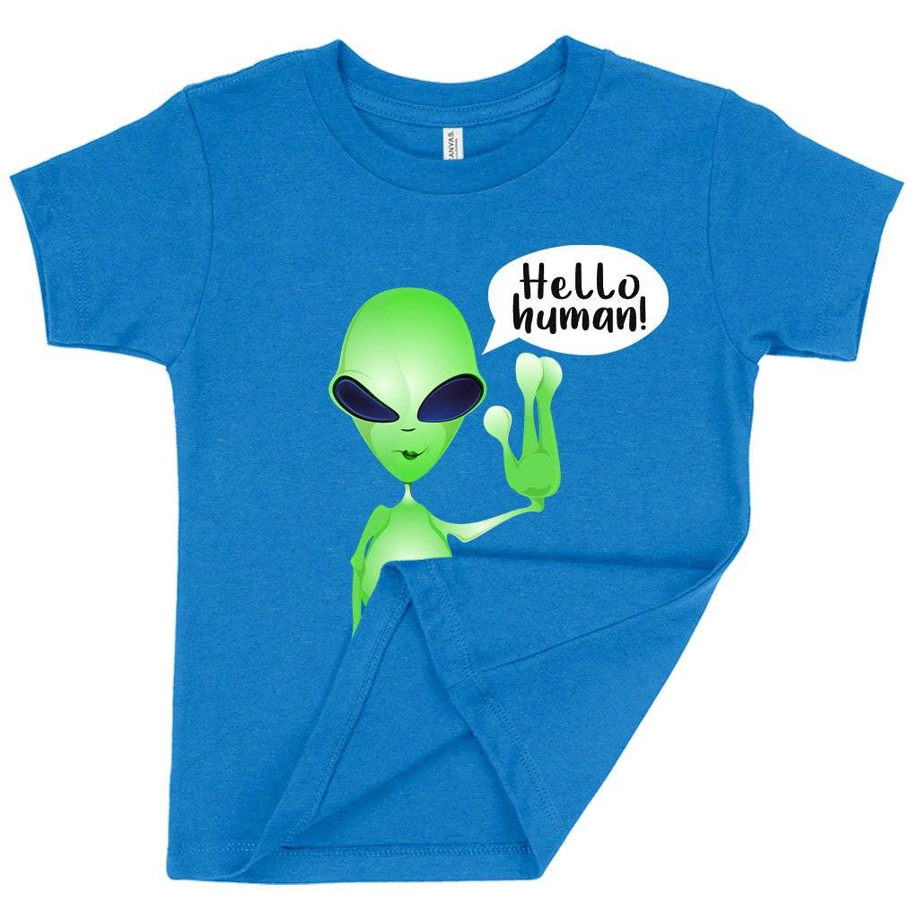 Toddler Hello Human T-Shirt – Alien T-Shirt Kids & Baby Toddler Clothing Toddler Hello Human T-Shirt - Alien T-Shirt Kids & Baby Toddler Clothing Color : Kelly|Heather Red|Heather Columbia Blue