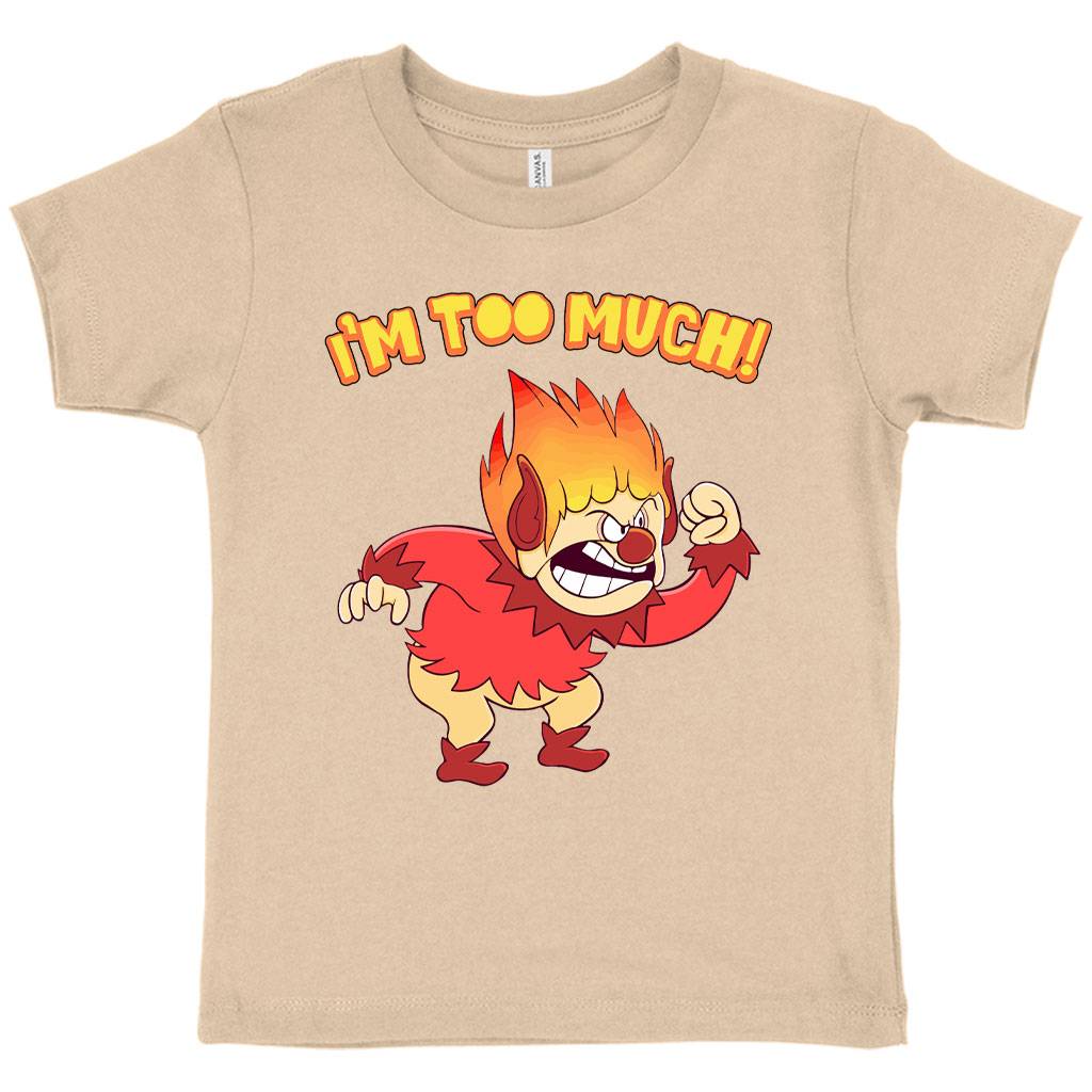 Toddler I’m Too Much T-Shirt – Heat Miser T-Shirt – Angry T-Shirt Kids & Baby Toddler Clothing Toddler I’m Too Much T-Shirt - Heat Miser T-Shirt - Angry T-Shirt Kids & Baby Toddler Clothing Color : Heather Columbia Blue|Kelly|Heather Dust