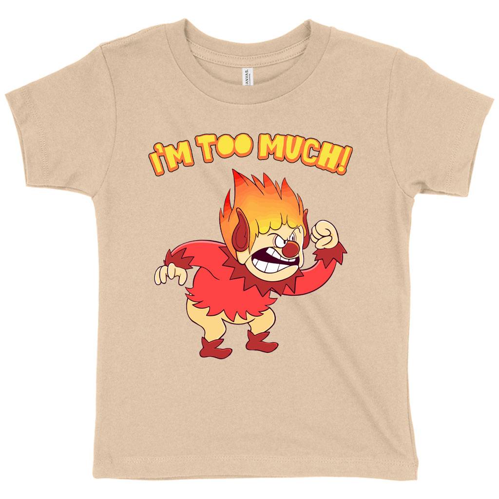 Toddler I’m Too Much T-Shirt – Heat Miser T-Shirt – Angry T-Shirt Kids & Baby Toddler Clothing Toddler I’m Too Much T-Shirt - Heat Miser T-Shirt - Angry T-Shirt Kids & Baby Toddler Clothing Color : Heather Columbia Blue|Kelly|Heather Dust