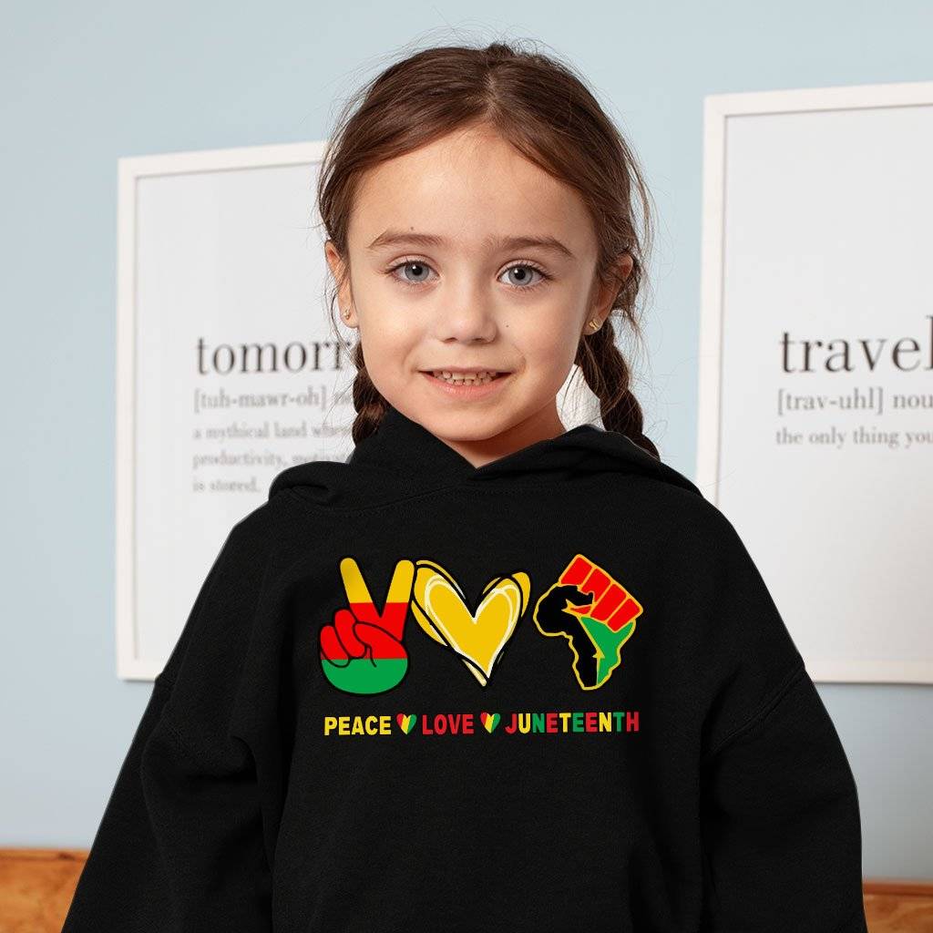 Toddler Love Peace Juneteenth Hoodie Kids & Baby Toddler Clothing Toddler Love Peace Juneteenth Hoodie Kids & Baby Toddler Clothing Color : Black|Pink|White