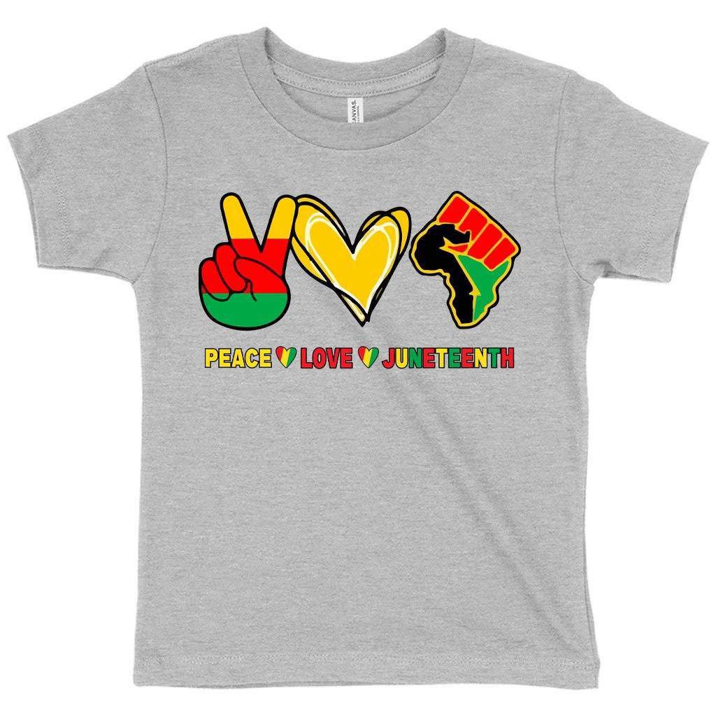 Toddler Love Peace Juneteenth T-Shirt Kids & Baby Toddler Clothing Toddler Love Peace Juneteenth T-Shirt Kids & Baby Toddler Clothing Color : Athletic Heather|Heather Dust|Heather Columbia Blue