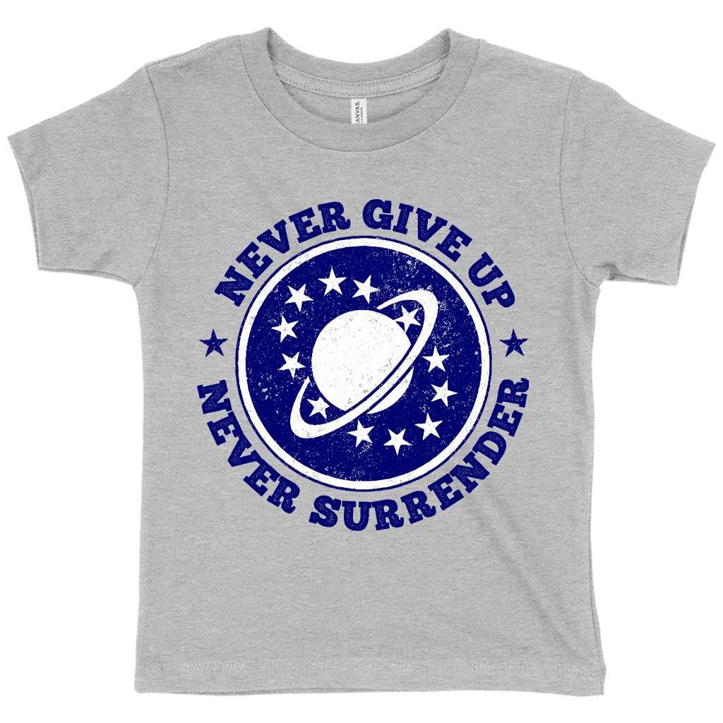 Toddler Never Give Up T-Shirt – Galaxy Quest T-Shirt – Galaxy Quest Apparel Kids & Baby Toddler Clothing Toddler Never Give Up T-Shirt - Galaxy Quest T-Shirt - Galaxy Quest Apparel Kids & Baby Toddler Clothing Color : Athletic Heather|Heather Yellow Gold|Heather Red
