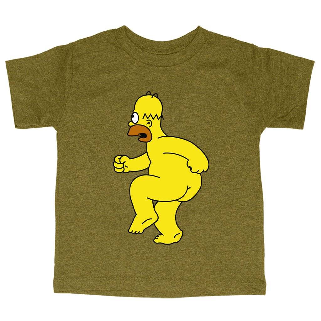 Triblend Toddler Homer T-Shirt - Simpsons T-Shirts Kids & Baby Toddler Clothing Color : Ice Blue Triblend|Olive Triblend|Peach Triblend 