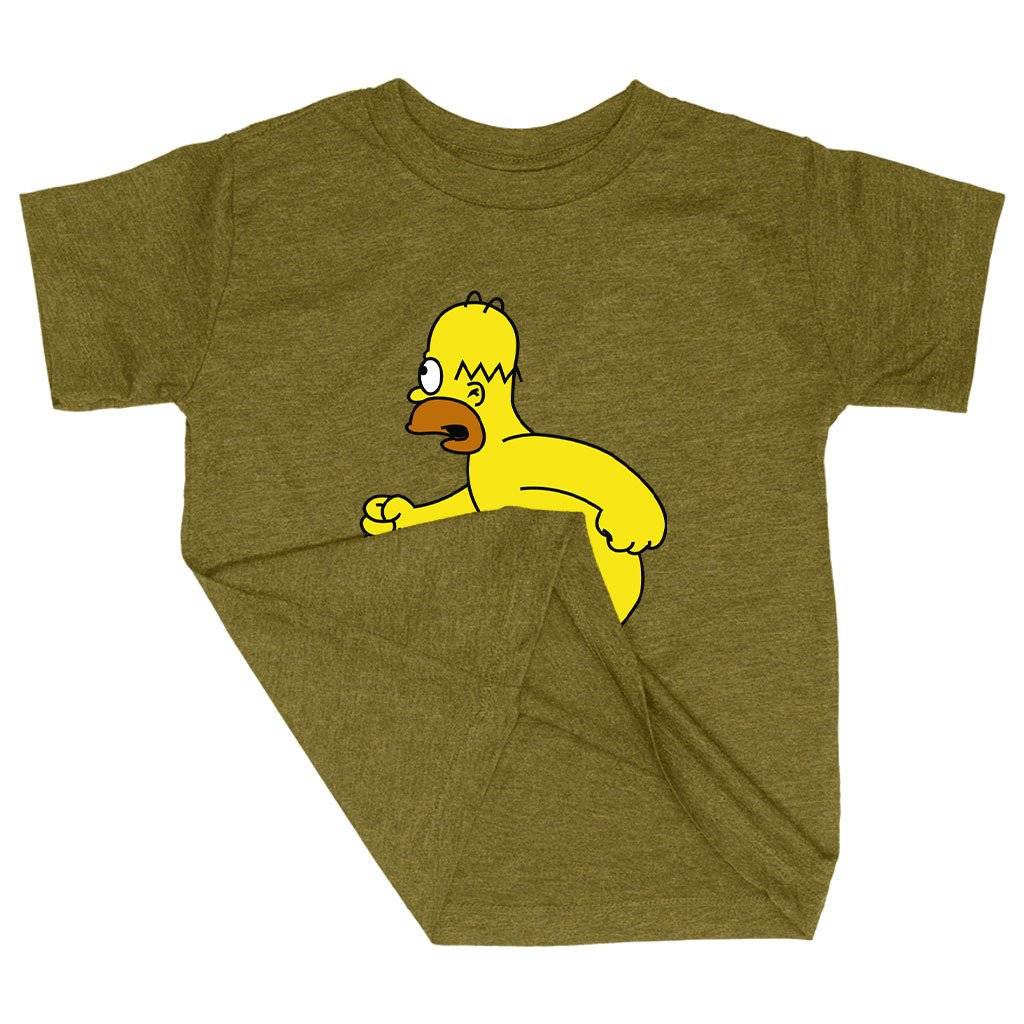 Triblend Toddler Homer T-Shirt - Simpsons T-Shirts Kids & Baby Toddler Clothing Color : Ice Blue Triblend|Olive Triblend|Peach Triblend 