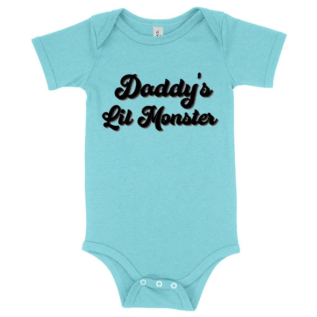 Baby Daddy’s Lil Monster Onesie – Family Onesies Baby Clothing Kids & Baby Baby Daddy's Lil Monster Onesie - Family Onesies Baby Clothing Kids & Baby Color : Mauve Triblend|Peach Triblend|Ice Blue Triblend