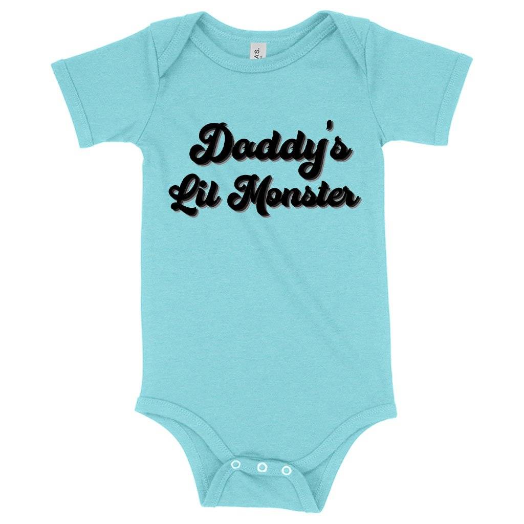 Baby Daddy’s Lil Monster Onesie – Family Onesies Baby Clothing Kids & Baby Baby Daddy's Lil Monster Onesie - Family Onesies Baby Clothing Kids & Baby Color : Mauve Triblend|Peach Triblend|Ice Blue Triblend