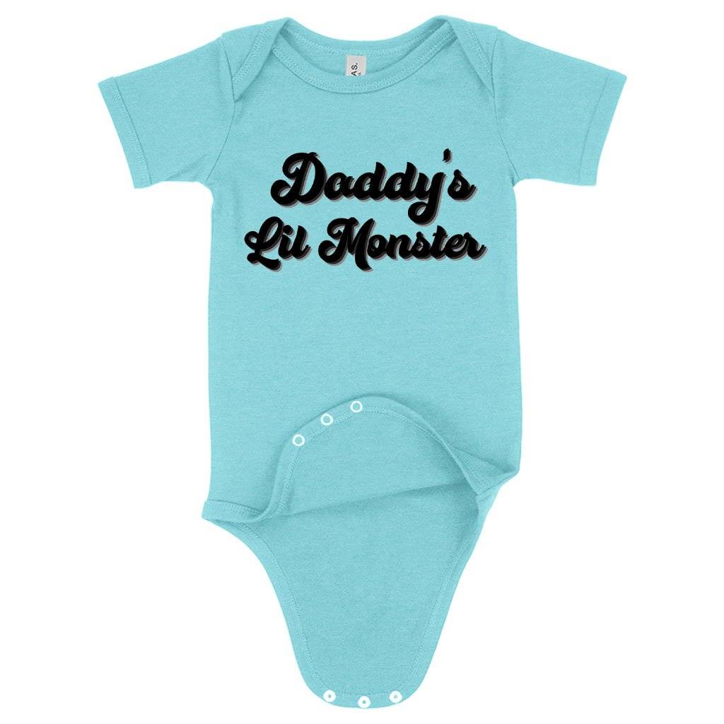 Baby Daddy’s Lil Monster Onesie – Family Onesies Baby Clothing Kids & Baby Baby Daddy's Lil Monster Onesie - Family Onesies Baby Clothing Kids & Baby Color : Mauve Triblend|Peach Triblend|Ice Blue Triblend