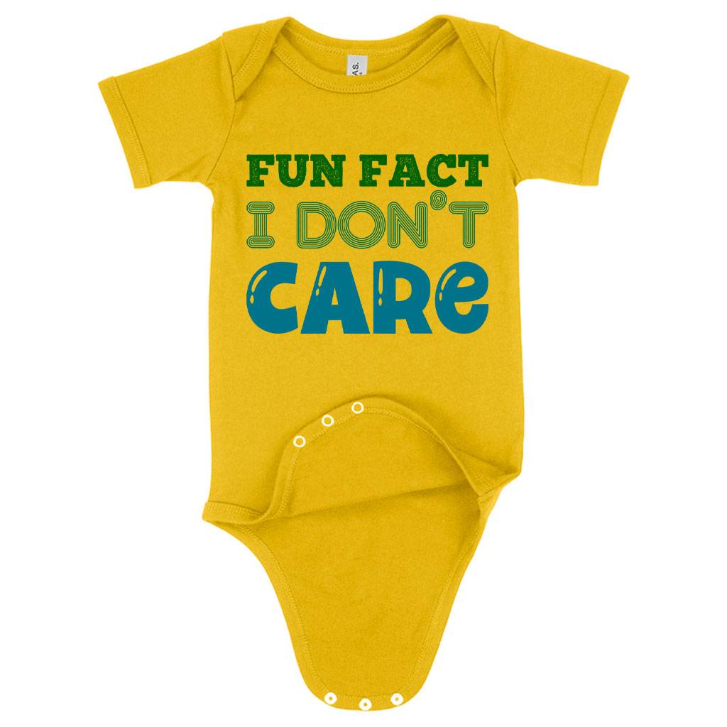 Baby Jersey Fun Fact I Don’t Care Onesie – Sarcastic Onesies Baby Clothing Kids & Baby Baby Jersey Fun Fact I Don’t Care Onesie - Sarcastic Onesies Baby Clothing Kids & Baby Color : Heather Dust|Yellow|Heather Columbia Blue