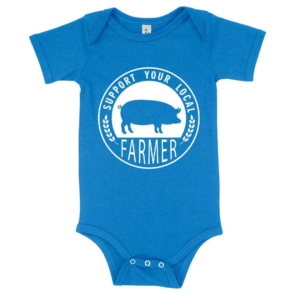 Baby Jersey Support Your Local Farmer Onesie – Farmers’ Market Onesies – Onesies for Farmers Baby Clothing Kids & Baby Baby Jersey Support Your Local Farmer Onesie - Farmers' Market Onesies - Onesies for Farmers Baby Clothing Kids & Baby Color : Asphalt|Heather Columbia Blue|White