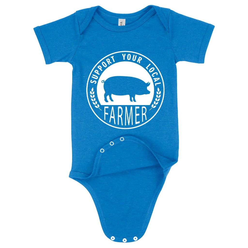 Baby Jersey Support Your Local Farmer Onesie – Farmers’ Market Onesies – Onesies for Farmers Baby Clothing Kids & Baby Baby Jersey Support Your Local Farmer Onesie - Farmers' Market Onesies - Onesies for Farmers Baby Clothing Kids & Baby Color : Asphalt|Heather Columbia Blue|White