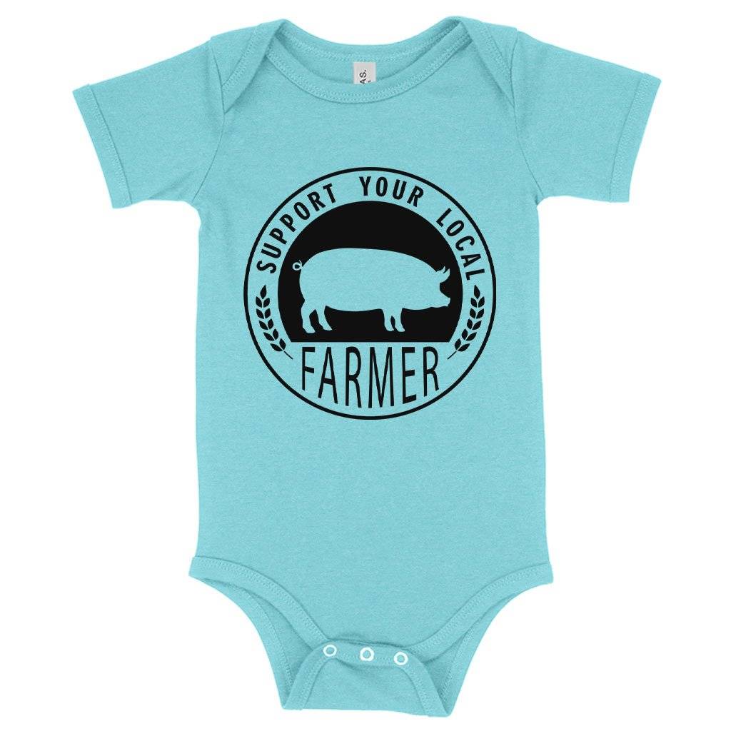 Baby Support Your Local Farmer Onesie – Farmers’ Market Onesies – Onesies for Farmers Baby Clothing Kids & Baby Baby Support Your Local Farmer Onesie - Farmers' Market Onesies - Onesies for Farmers Baby Clothing Kids & Baby Color : Gray Triblend|Peach Triblend|Ice Blue Triblend