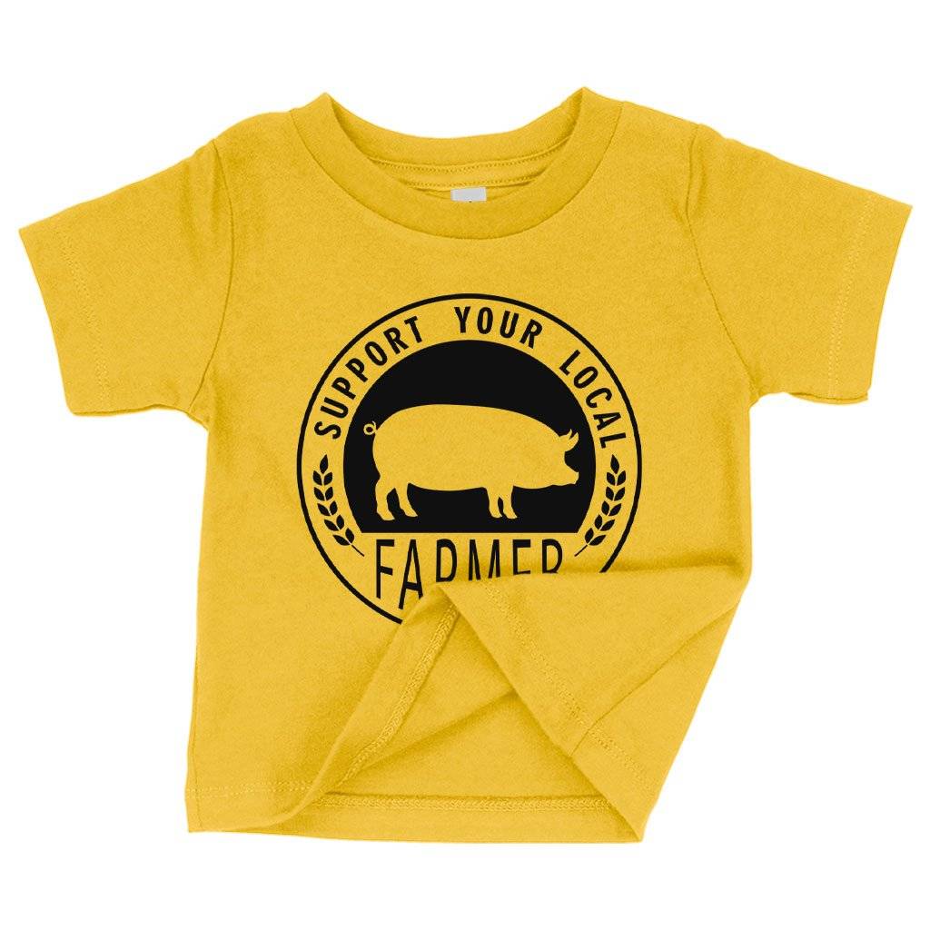 Baby Support Your Local Farmer T-Shirt – Farmers’ Market T-Shirts – T-Shirts for Farmers Baby Clothing Kids & Baby Baby Support Your Local Farmer T-Shirt - Farmers' Market T-Shirts - T-Shirts for Farmers Baby Clothing Kids & Baby Color : White|Yellow|Navy