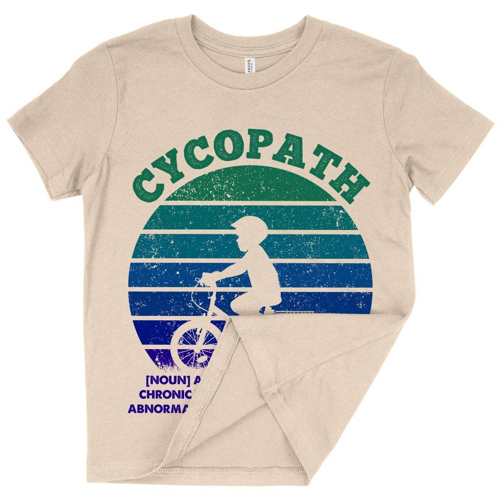 Kids’ Cycopath T-Shirt – Funny Cycling T-Shirts – Bike T-Shirts Kids & Baby Kids’ Clothing Kids' Cycopath T-Shirt - Funny Cycling T-Shirts - Bike T-Shirts Kids & Baby Kids' Clothing Color : Mustard|Natural|Pink