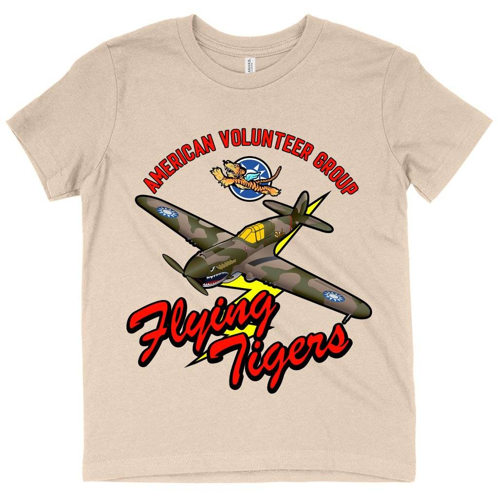Kids’ Flying Tigers T-Shirt – Flying Tiger Clothing Kids & Baby Kids’ Clothing Kids' Flying Tigers T-Shirt - Flying Tiger Clothing Kids & Baby Kids' Clothing Color : White|Natural|Mustard