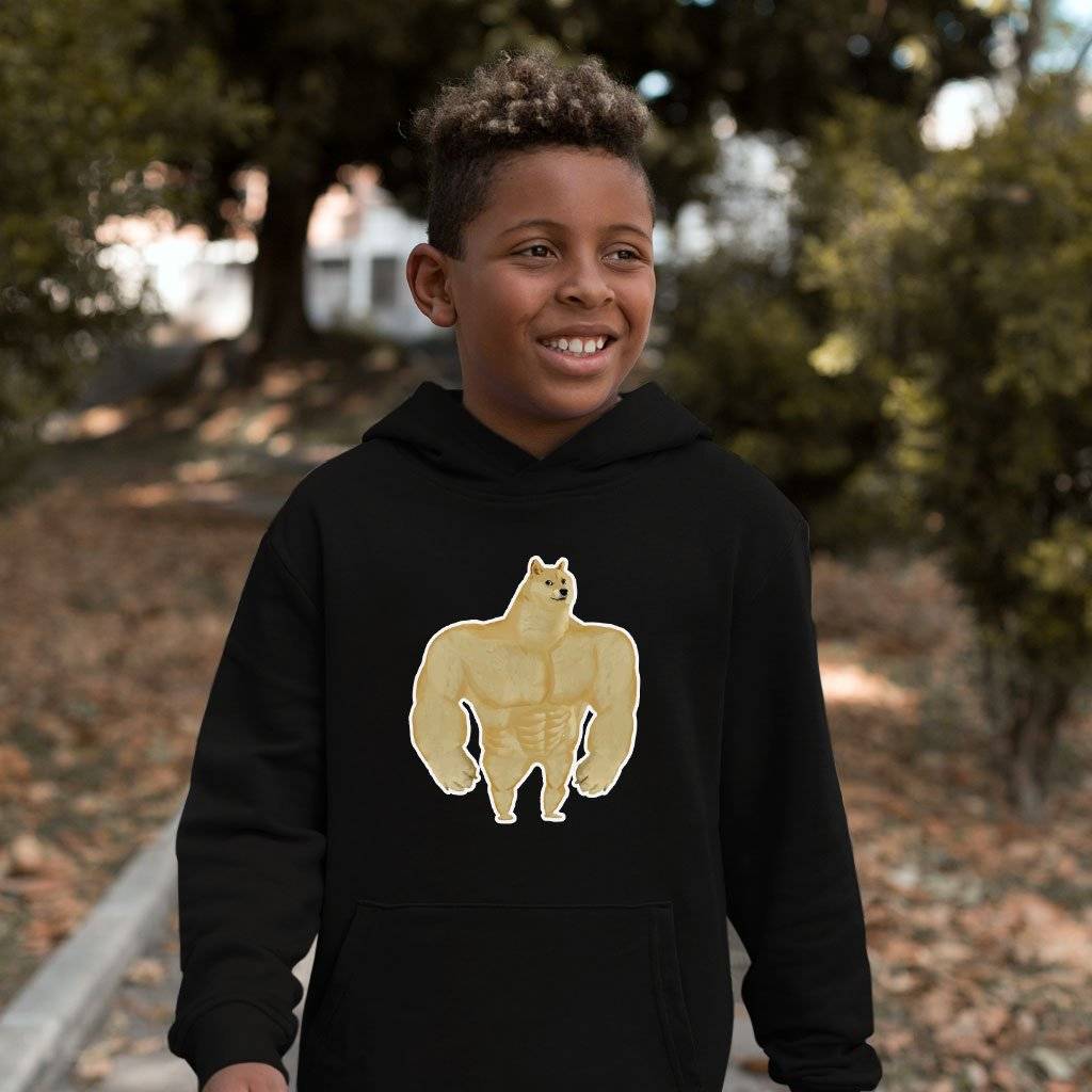 Kids’ Sponge Fleece Doge Hoodie – Meme Hoodie Kids & Baby Kids’ Clothing Kids' Sponge Fleece Doge Hoodie - Meme Hoodie Kids & Baby Kids' Clothing Color : Mauve|Black|Military Green