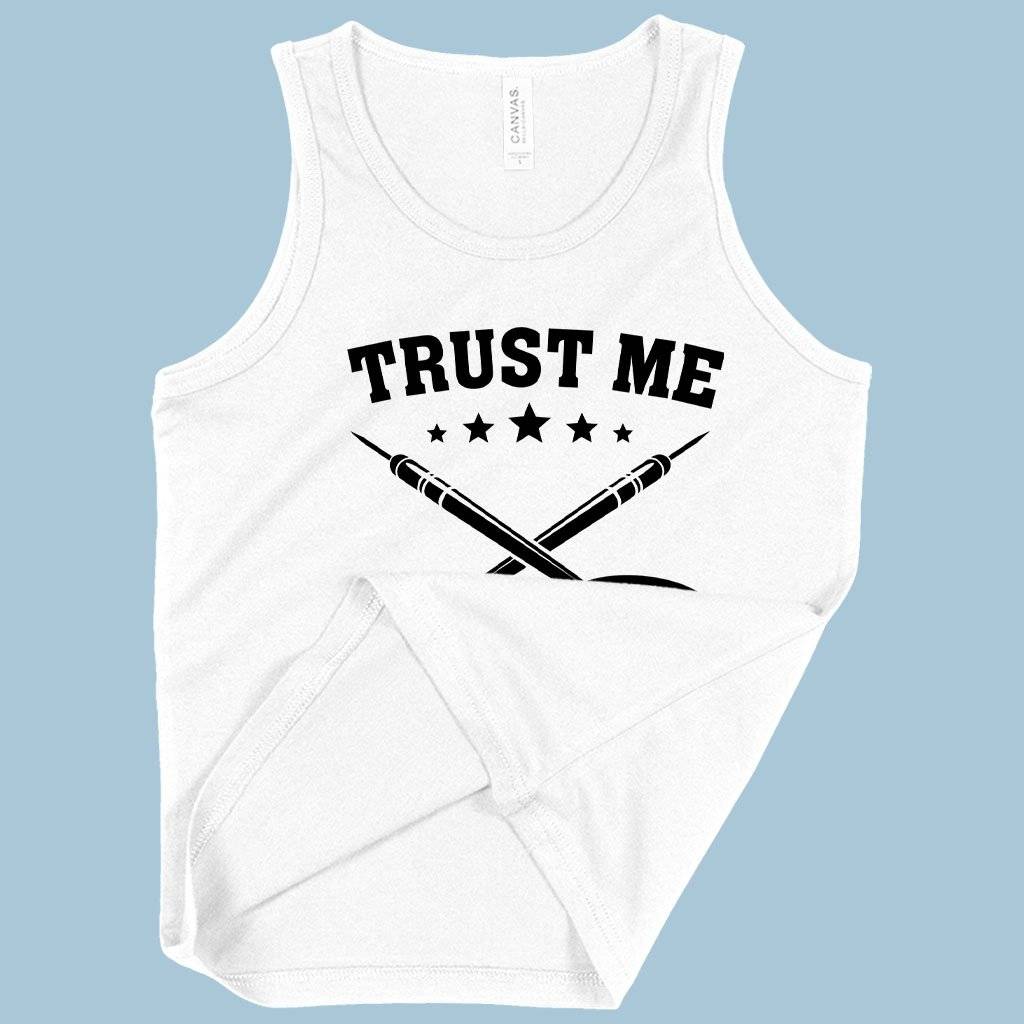 Kids’ Trust Me Tank – Darts Tanks Kids & Baby Kids’ Clothing Kids' Trust Me Tank - Darts Tanks Kids & Baby Kids' Clothing Color : White|Neon Blue|Black