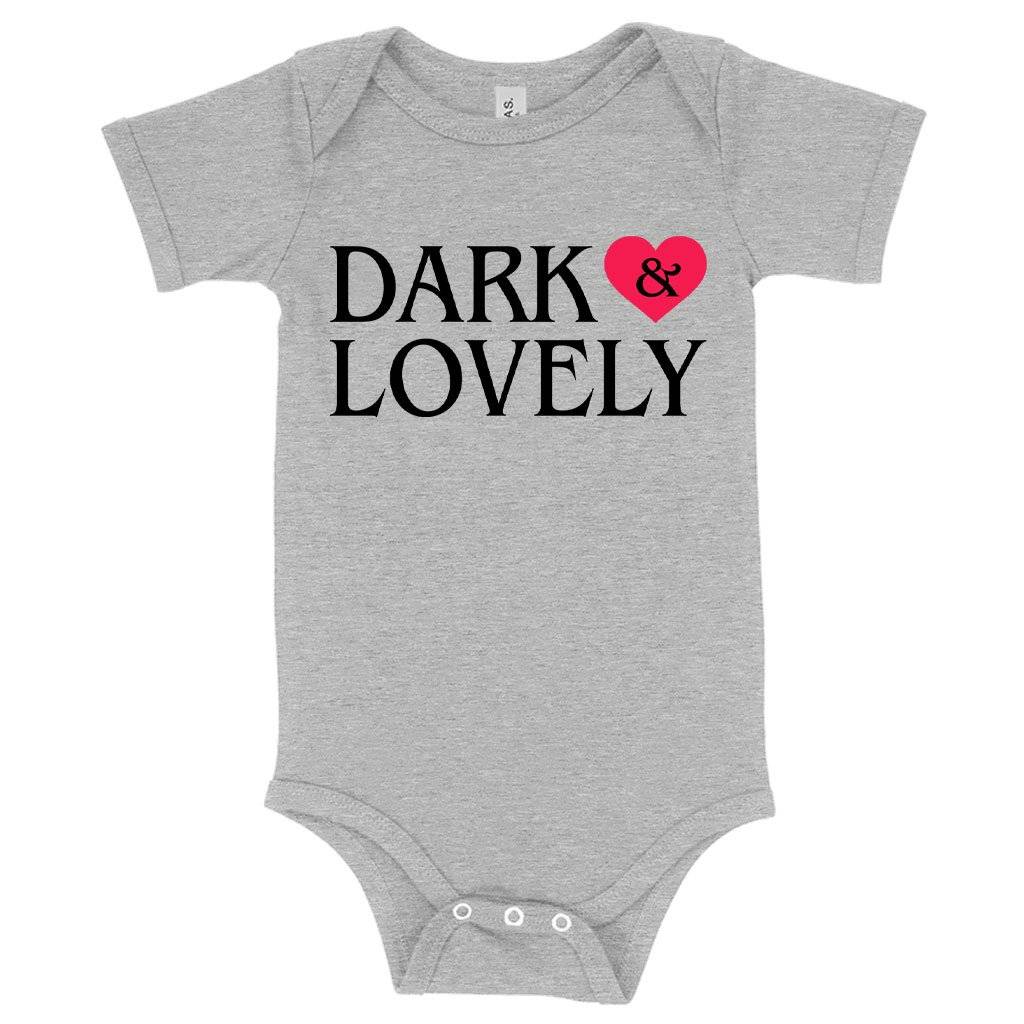 Baby Dark and Lovely Onesie – Graphic Onesie Baby Clothing Kids & Baby Baby Dark and Lovely Onesie - Graphic Onesie Baby Clothing Kids & Baby Color : Gray Triblend|Peach Triblend|Ice Blue Triblend
