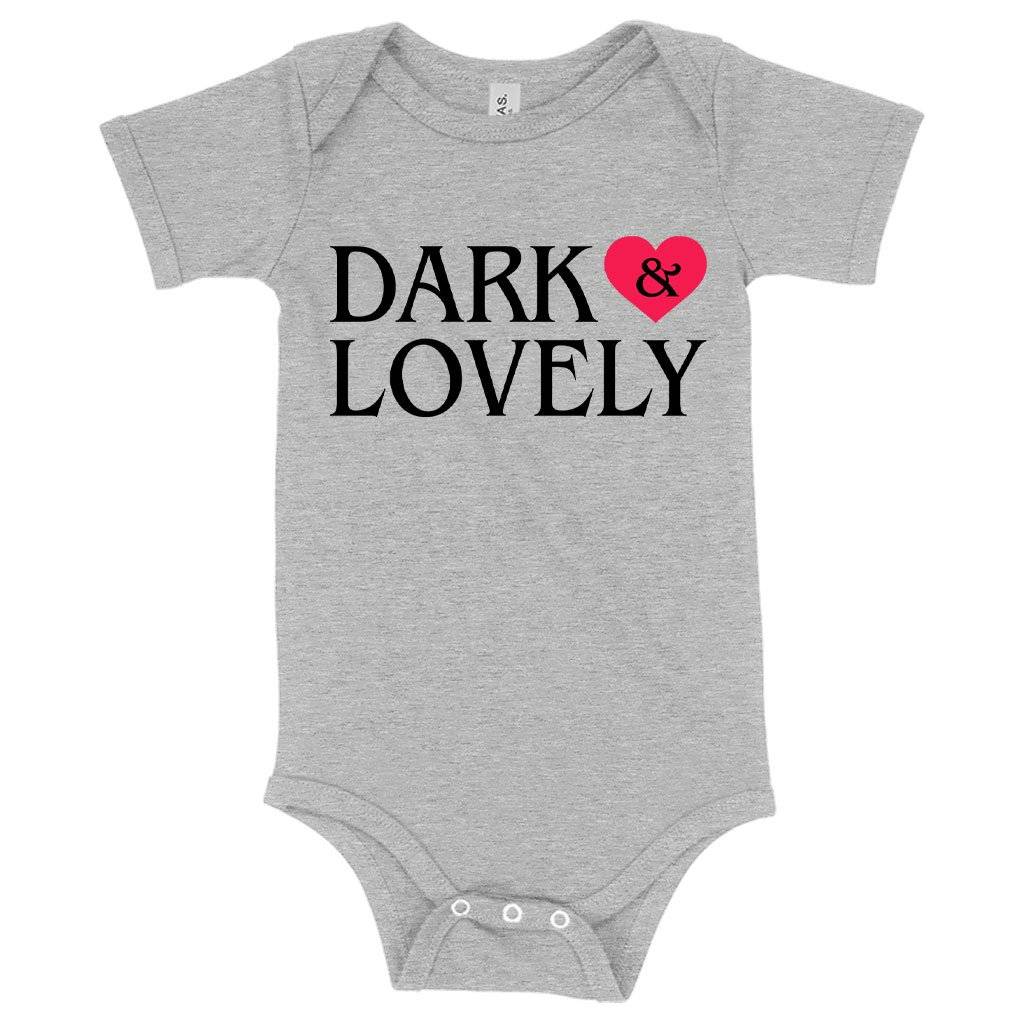Baby Dark and Lovely Onesie – Graphic Onesie Baby Clothing Kids & Baby Baby Dark and Lovely Onesie - Graphic Onesie Baby Clothing Kids & Baby Color : Gray Triblend|Peach Triblend|Ice Blue Triblend