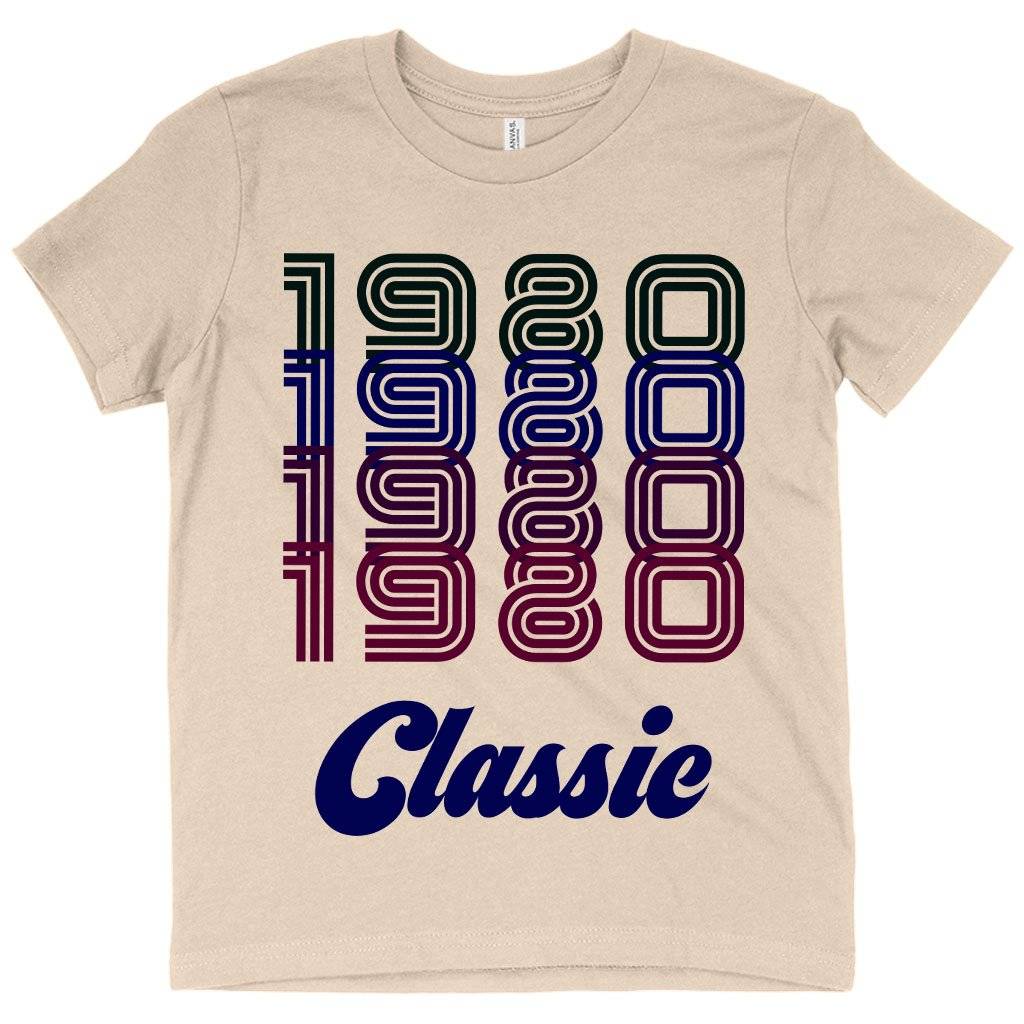 Kids’ 1980 Classic T-Shirt – 1980 T-Shirt – 80s Tee Shirt Kids & Baby Kids’ Clothing Kids' 1980 Classic T-Shirt - 1980 T-Shirt - 80s Tee Shirt Kids & Baby Kids' Clothing Color : Black|Mustard|Natural