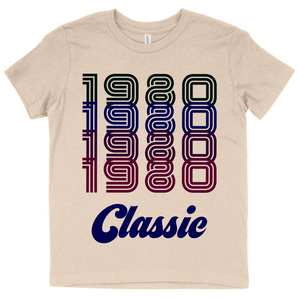 Kids’ 1980 Classic T-Shirt – 1980 T-Shirt – 80s Tee Shirt Kids & Baby Kids’ Clothing Kids' 1980 Classic T-Shirt - 1980 T-Shirt - 80s Tee Shirt Kids & Baby Kids' Clothing Color : Black|Mustard|Natural
