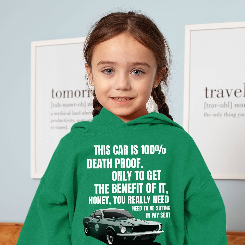Toddler This Car Is 100% Death Proof Hoodie – Death Proof Movie Hoodie Kids & Baby Toddler Clothing Toddler This Car Is 100% Death Proof Hoodie - Death Proof Movie Hoodie Kids & Baby Toddler Clothing Color : Pink|Kelly|White