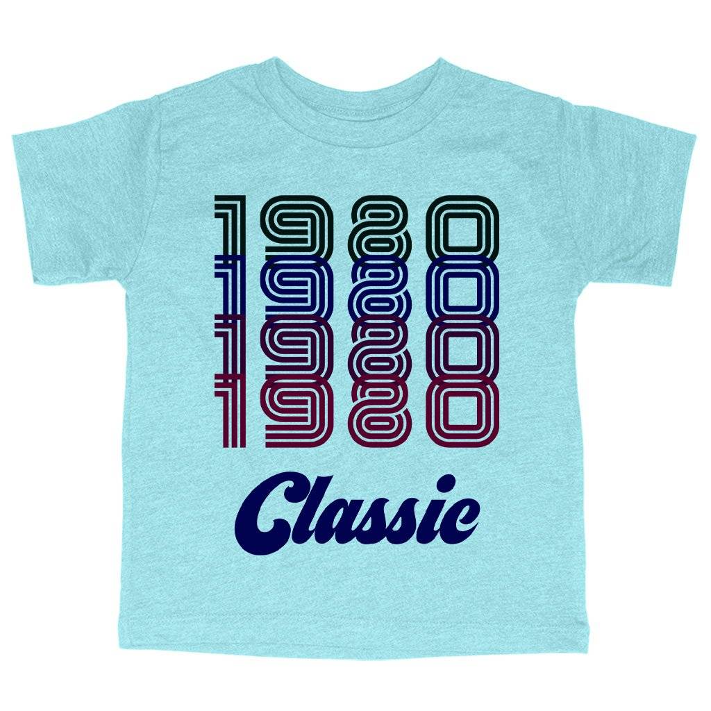 Triblend Toddler 1980 Classic T-Shirt – 1980 T-Shirt – 80s Tee Shirt Kids & Baby Toddler Clothing Triblend Toddler 1980 Classic T-Shirt - 1980 T-Shirt - 80s Tee Shirt Kids & Baby Toddler Clothing Color : Ice Blue Triblend|Olive Triblend|Peach Triblend