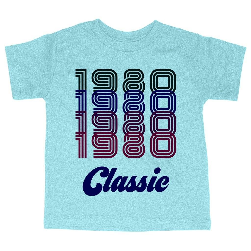 Triblend Toddler 1980 Classic T-Shirt – 1980 T-Shirt – 80s Tee Shirt Kids & Baby Toddler Clothing Triblend Toddler 1980 Classic T-Shirt - 1980 T-Shirt - 80s Tee Shirt Kids & Baby Toddler Clothing Color : Ice Blue Triblend|Olive Triblend|Peach Triblend