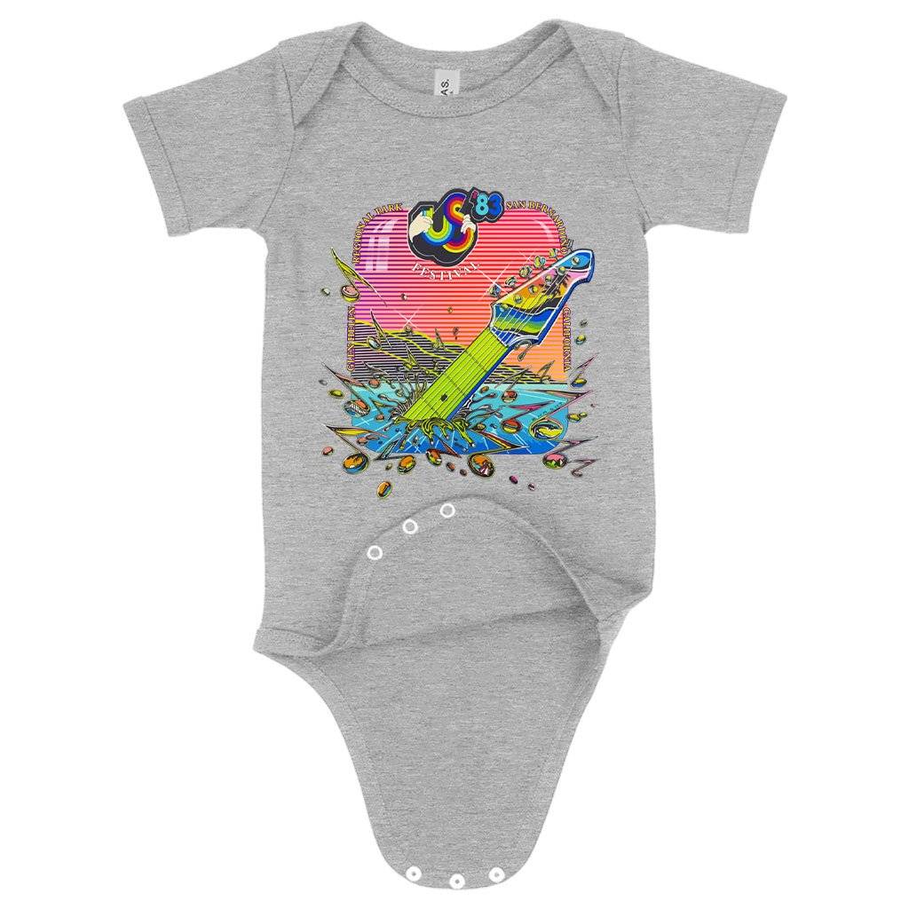 Baby 1983 US Festival Onesie – US Music Festival 1983 Baby Feeding Kids & Baby Baby 1983 US Festival Onesie - US Music Festival 1983 Baby Feeding Kids & Baby Color : Gray Triblend|Peach Triblend|Ice Blue Triblend
