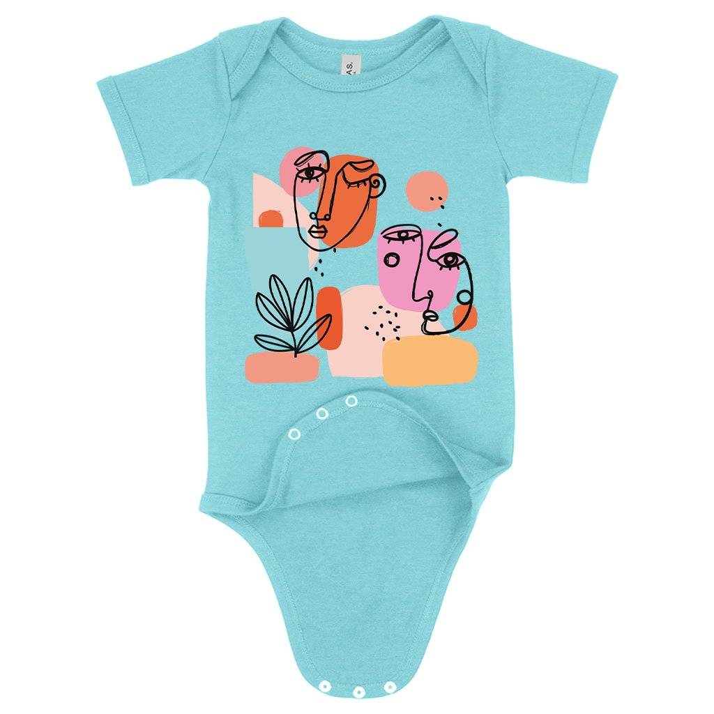Baby Abstract Art Onesie – Art Graphic Onesies Baby Feeding Kids & Baby Baby Abstract Art Onesie - Art Graphic Onesies Baby Feeding Kids & Baby Color : Peach Triblend|Ice Blue Triblend|Gray Triblend