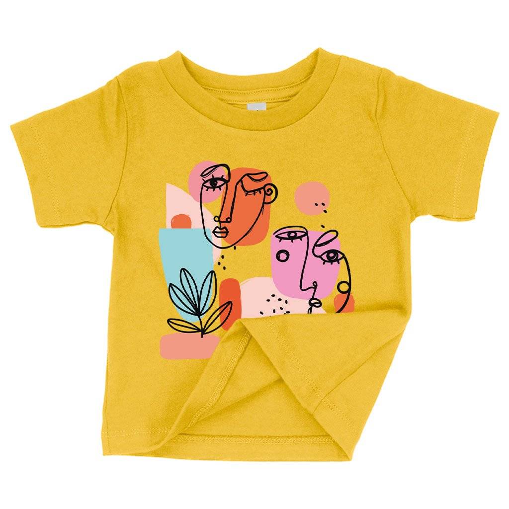 Baby Abstract Art T-Shirt – Art Graphic Tee Shirts Baby Feeding Kids & Baby Baby Abstract Art T-Shirt - Art Graphic Tee Shirts Baby Feeding Kids & Baby Color : Yellow|Pink|Navy