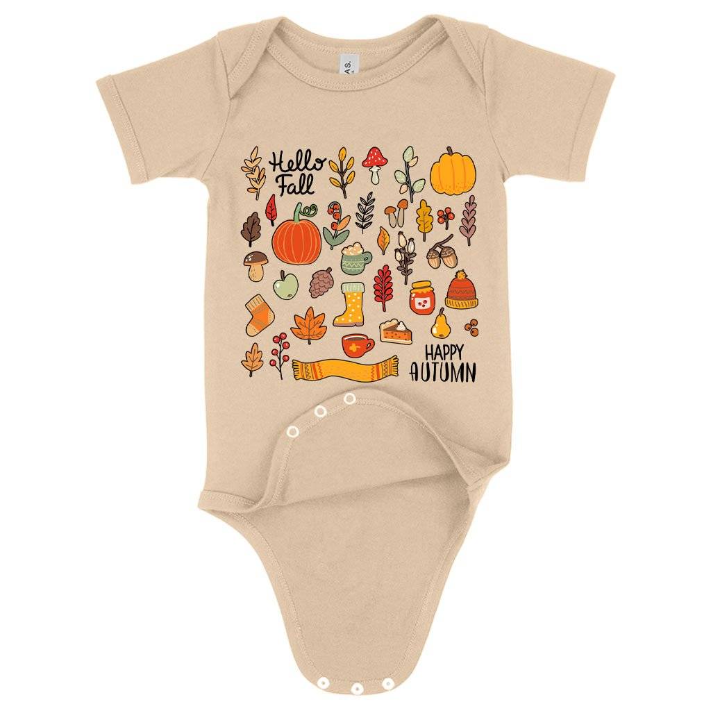 Baby Jersey Autumn Onesie – Fall Themed Onesies Baby Feeding Kids & Baby Baby Jersey Autumn Onesie - Fall Themed Onesies Baby Feeding Kids & Baby Color : Yellow|Heather Dust|White