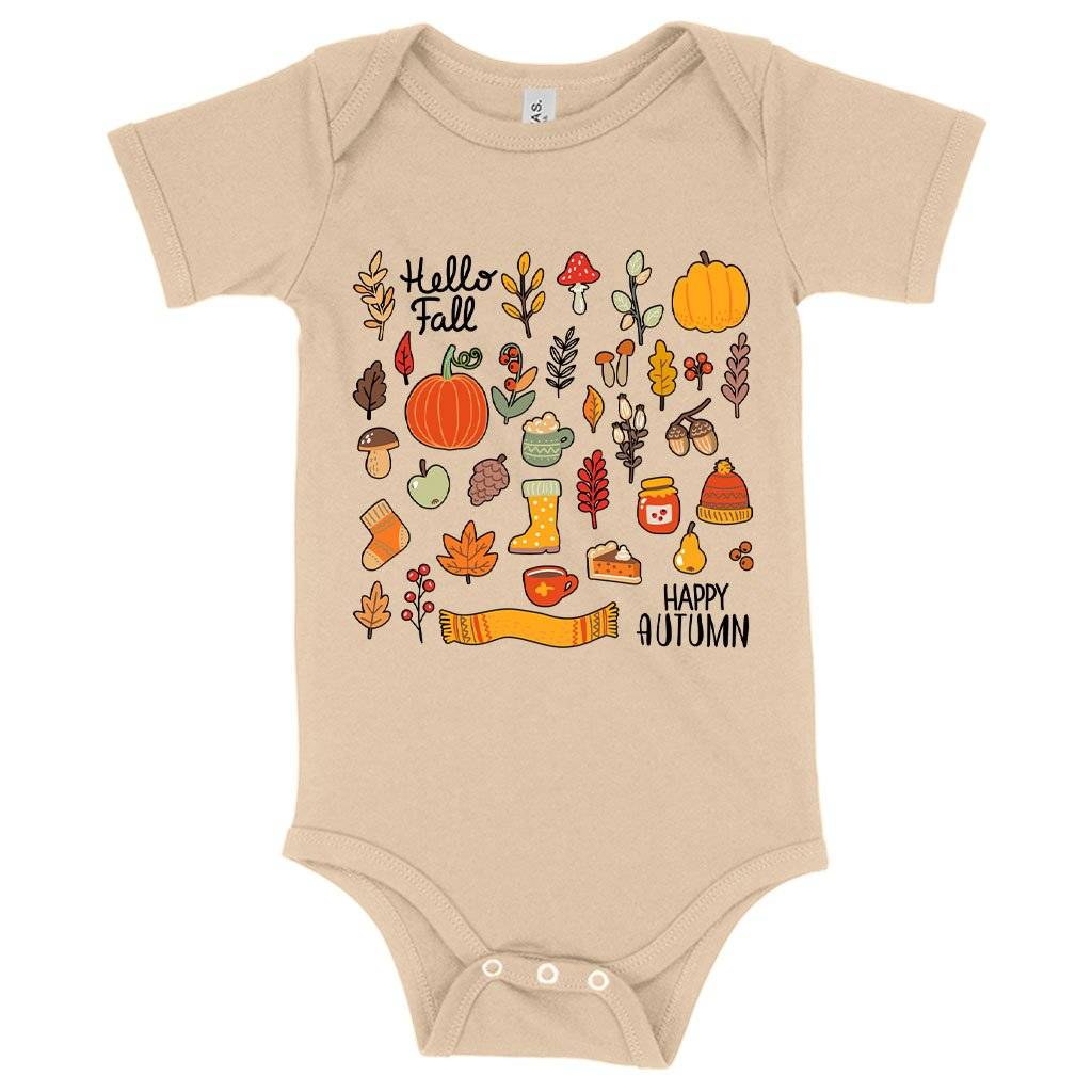 Baby Jersey Autumn Onesie – Fall Themed Onesies Baby Feeding Kids & Baby Baby Jersey Autumn Onesie - Fall Themed Onesies Baby Feeding Kids & Baby Color : Yellow|Heather Dust|White