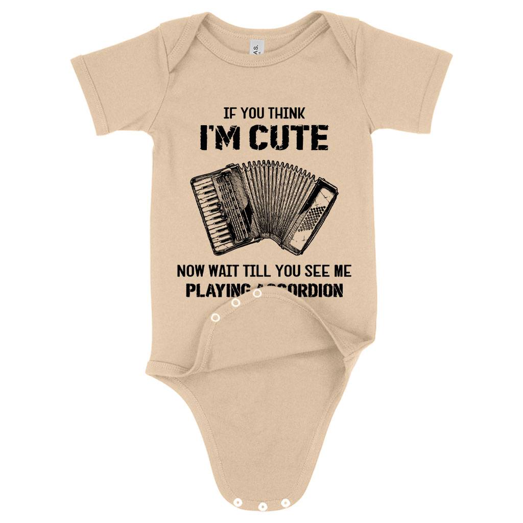 Baby Jersey If You Think I’m Cute Onesie – Accordion Onesie – Music Onesie Baby Feeding Kids & Baby Baby Jersey If You Think I’m Cute Onesie - Accordion Onesie - Music Onesie Baby Feeding Kids & Baby Color : White|Heather Dust|Yellow