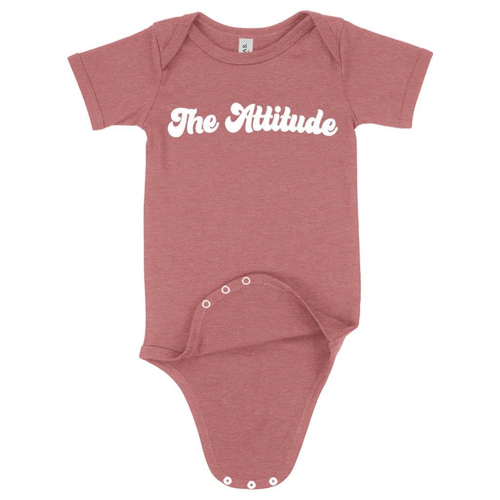 Baby The Attitude Onesie – Attitude Clothing Baby Feeding Kids & Baby Baby The Attitude Onesie - Attitude Clothing Baby Feeding Kids & Baby Color : Peach Triblend|Ice Blue Triblend|Mauve Triblend