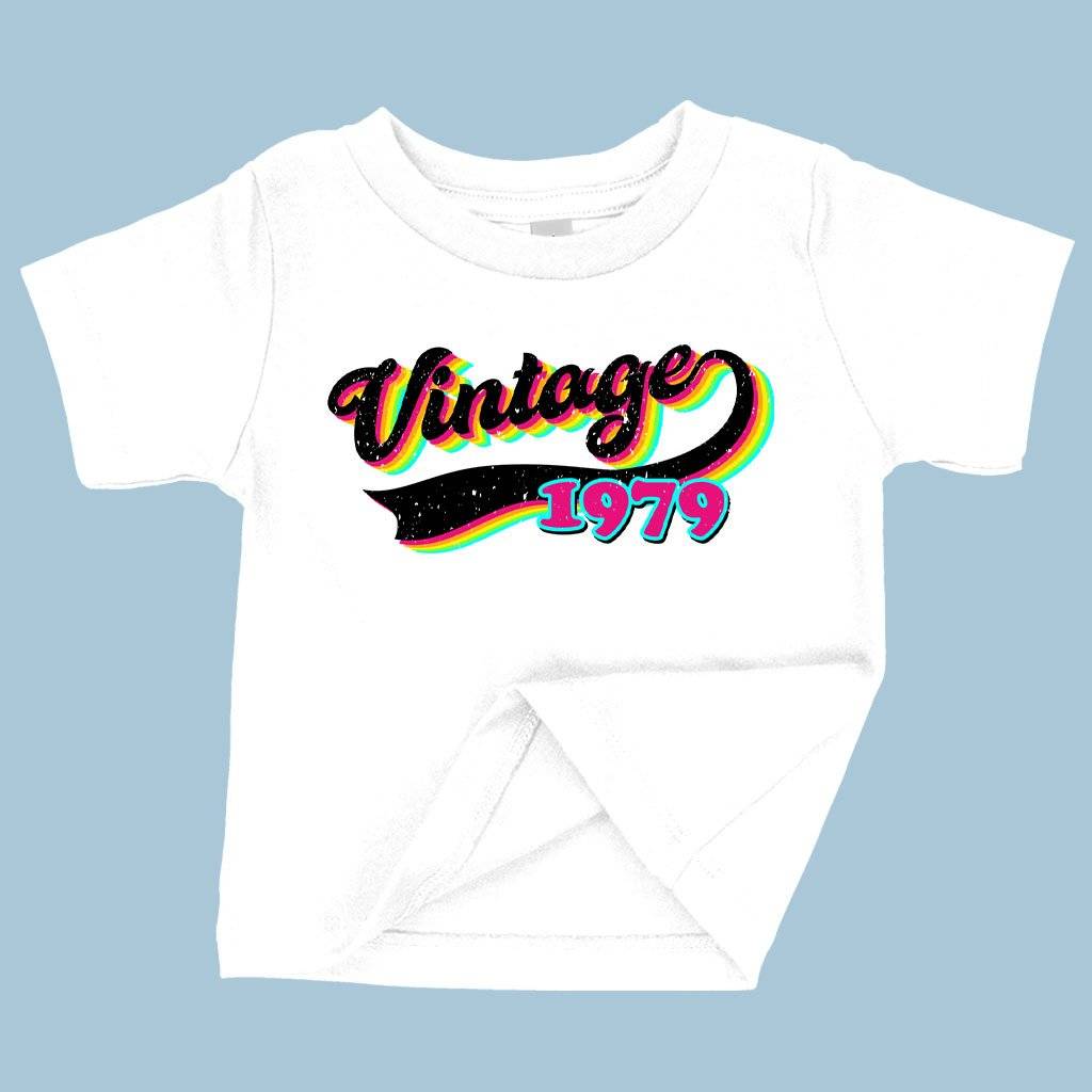 Baby Vintage 1979 T-Shirt Baby Feeding Kids & Baby Baby Vintage 1979 T-Shirt Baby Feeding Kids & Baby Color : White|Navy|Heather Columbia Blue