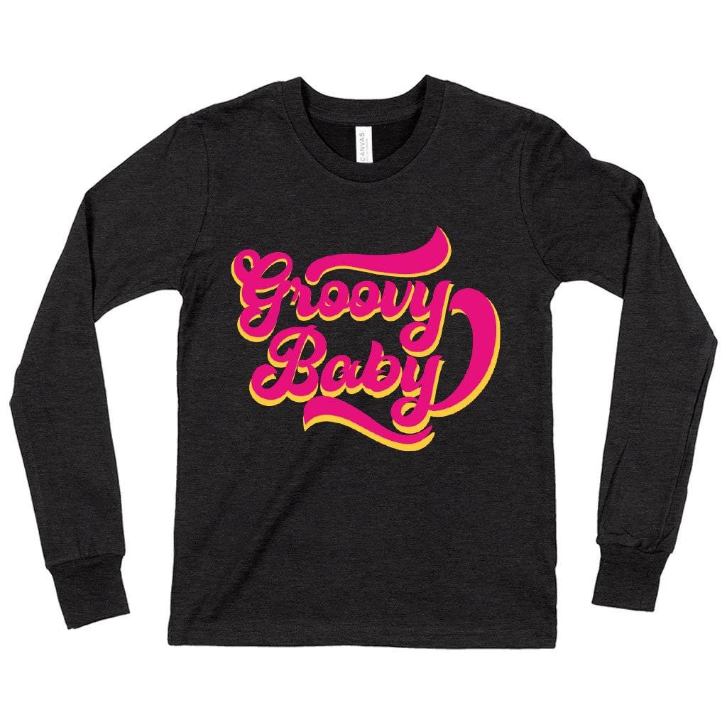 Kids’ Groovy Baby Long Sleeve T-Shirt – 1975 T-Shirt – The 1975 Merch Kids & Baby Kids’ Clothing Kids' Groovy Baby Long Sleeve T-Shirt - 1975 T-Shirt - The 1975 Merch Kids & Baby Kids' Clothing Color : White|True Royal Blue|Dark Gray Heather