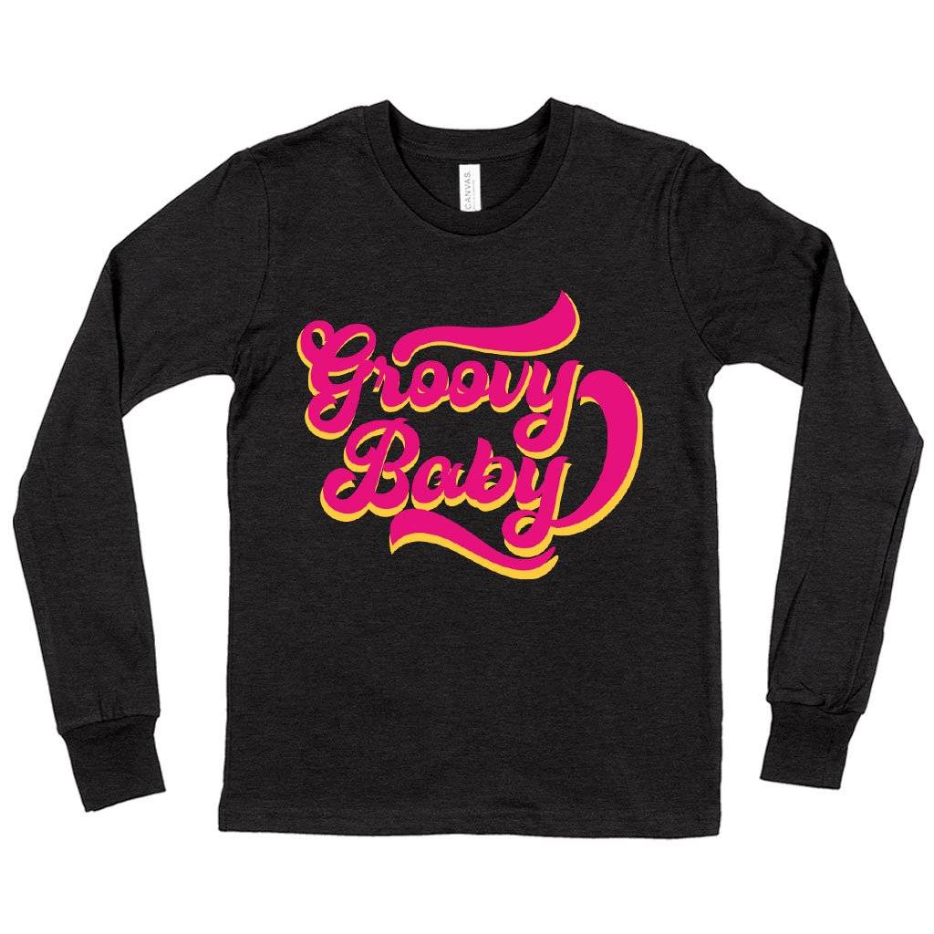 Kids’ Groovy Baby Long Sleeve T-Shirt – 1975 T-Shirt – The 1975 Merch Kids & Baby Kids’ Clothing Kids' Groovy Baby Long Sleeve T-Shirt - 1975 T-Shirt - The 1975 Merch Kids & Baby Kids' Clothing Color : White|True Royal Blue|Dark Gray Heather