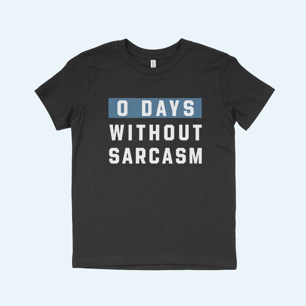 0 Days Without Sarcasm Kids’ Jersey T-Shirt Kids & Baby Kids’ Clothing 0 Days Without Sarcasm Kids' Jersey T-Shirt Kids & Baby Kids' Clothing Color : White|Black|Natural|Columbia Blue|Heather Red|Pink|Mustard
