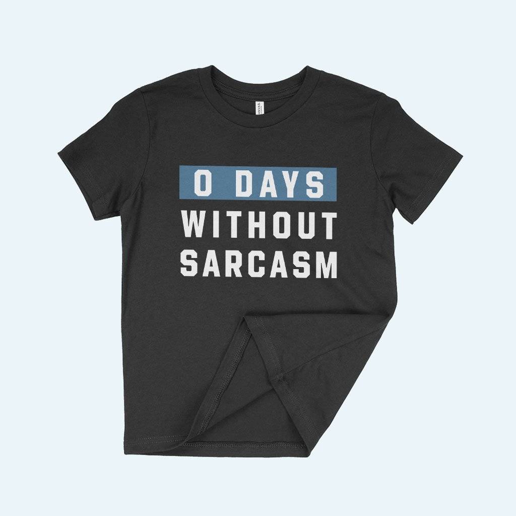 0 Days Without Sarcasm Kids’ Jersey T-Shirt Kids & Baby Kids’ Clothing 0 Days Without Sarcasm Kids' Jersey T-Shirt Kids & Baby Kids' Clothing Color : White|Black|Natural|Columbia Blue|Heather Red|Pink|Mustard