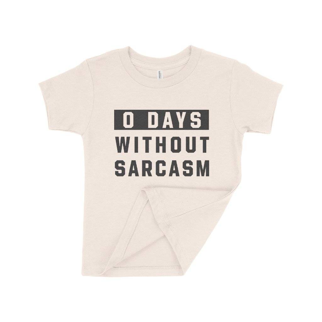 0 Days Without Sarcasm Toddler Jersey T-Shirt Kids & Baby Toddler Clothing 0 Days Without Sarcasm Toddler Jersey T-Shirt Kids & Baby Toddler Clothing Color : Athletic Heather|Heather Dust|Heather Red|Heather Yellow Gold|Kelly|Heather Columbia Blue