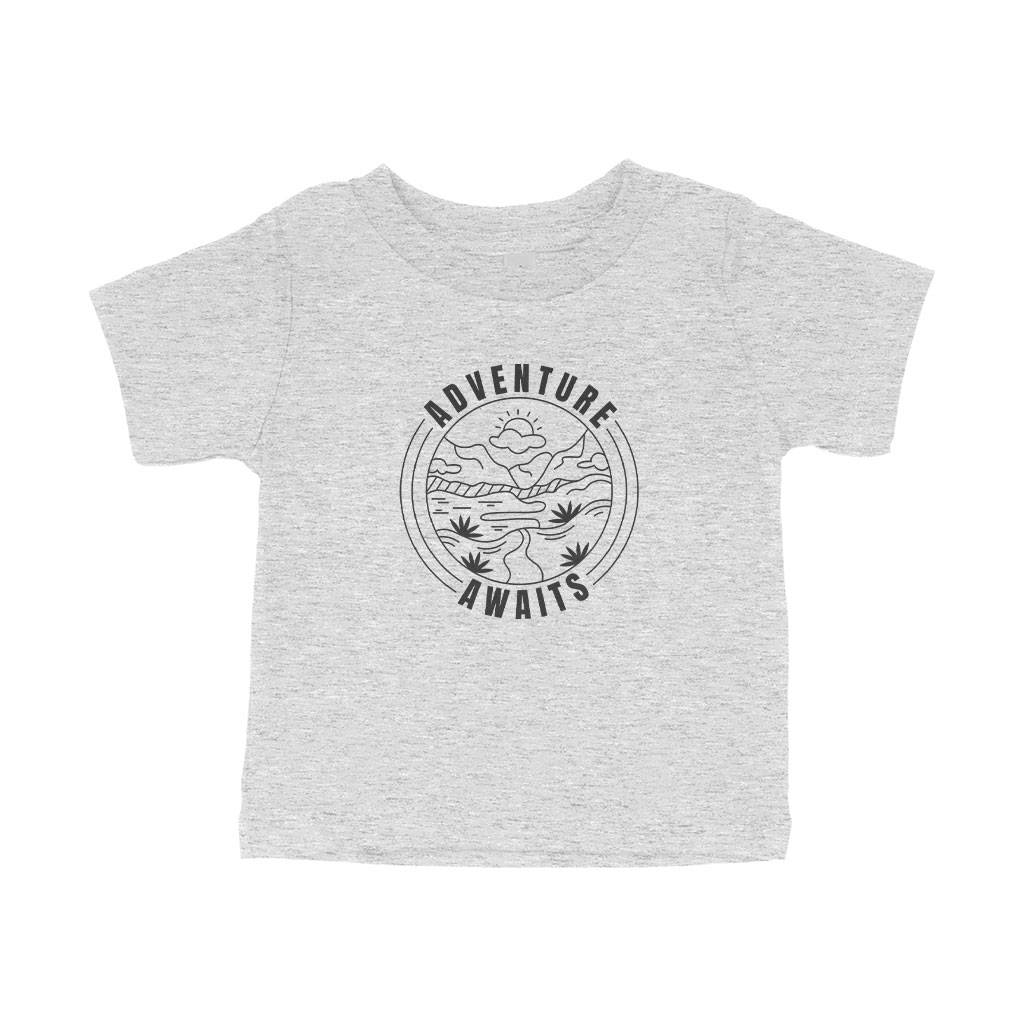Adventure Awaits Baby Jersey T-Shirt Baby Clothing Kids & Baby Adventure Awaits Baby Jersey T-Shirt Baby Clothing Kids & Baby Color : White|Athletic Heather|Heather Columbia Blue|Yellow