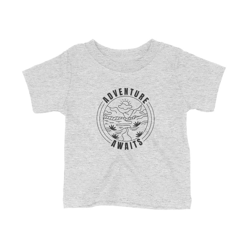 Adventure Awaits Baby Jersey T-Shirt Baby Clothing Kids & Baby Adventure Awaits Baby Jersey T-Shirt Baby Clothing Kids & Baby Color : White|Athletic Heather|Heather Columbia Blue|Yellow