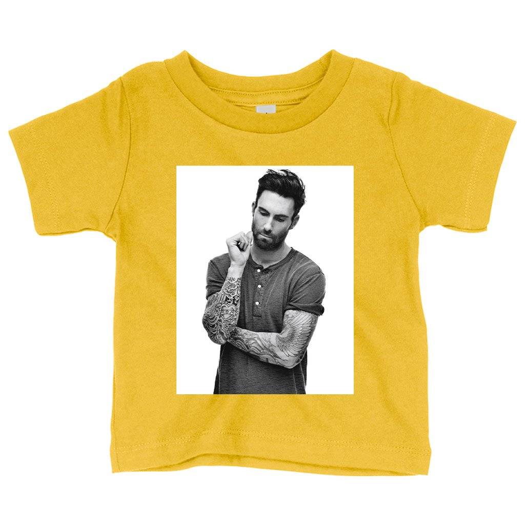 Baby Adam Levine T-Shirt – Maroon 5 T-Shirt Baby Clothing Kids & Baby Baby Adam Levine T-Shirt - Maroon 5 T-Shirt Baby Clothing Kids & Baby Color : Yellow|White|Heather Columbia Blue