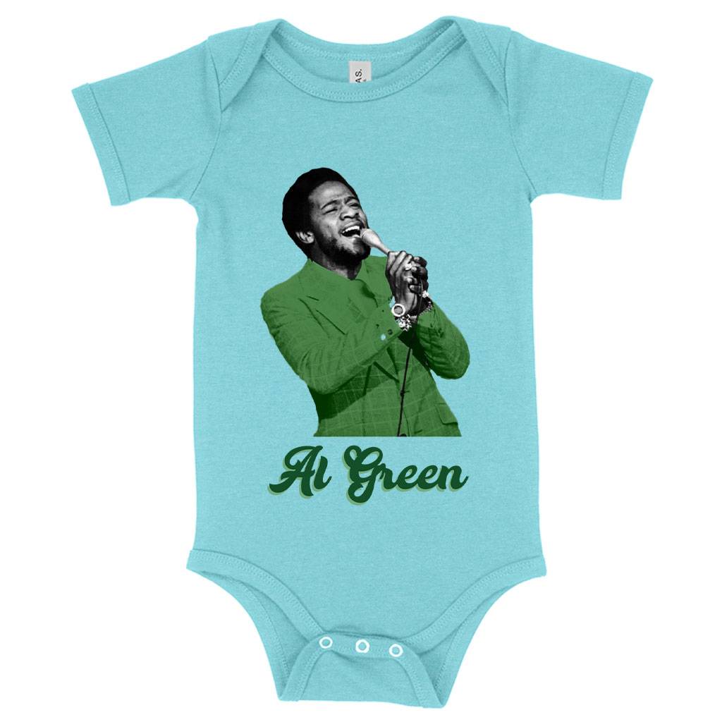 Baby Al Green Onesie – 70’s Retro Style Onesie Baby Clothing Kids & Baby Baby Al Green Onesie - 70's Retro Style Onesie Baby Clothing Kids & Baby Color : Gray Triblend|Peach Triblend|Ice Blue Triblend