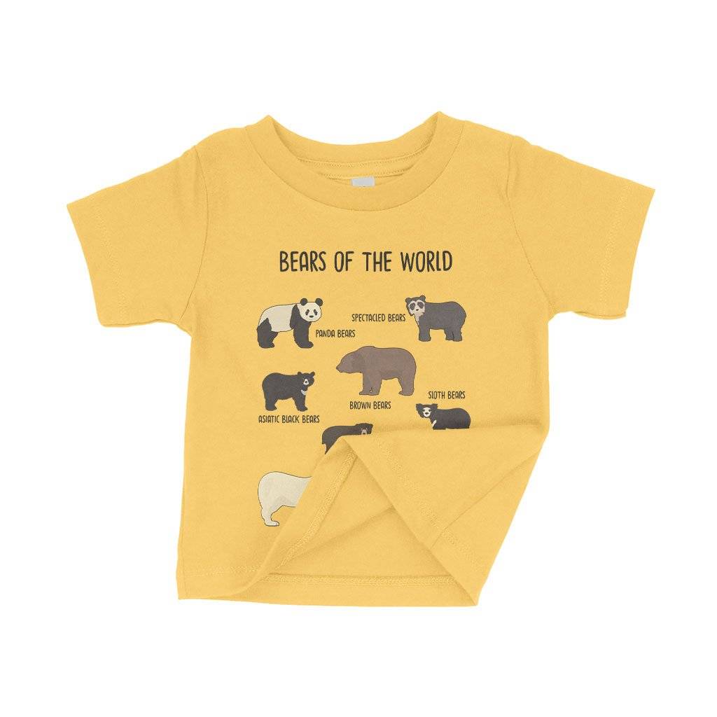 Baby Bears of the World T-Shirt Baby Clothing Kids & Baby Baby Bears of the World T-Shirt Baby Clothing Kids & Baby Color : White|Athletic Heather|Yellow