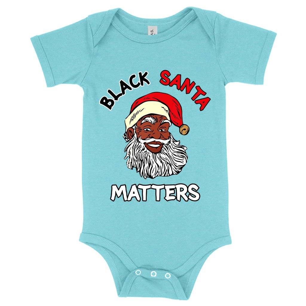 Baby Black Santa Matters Onesie – Black Christmas Onesies Baby Clothing Kids & Baby Baby Black Santa Matters Onesie - Black Christmas Onesies Baby Clothing Kids & Baby Color : Gray Triblend|Peach Triblend|Ice Blue Triblend