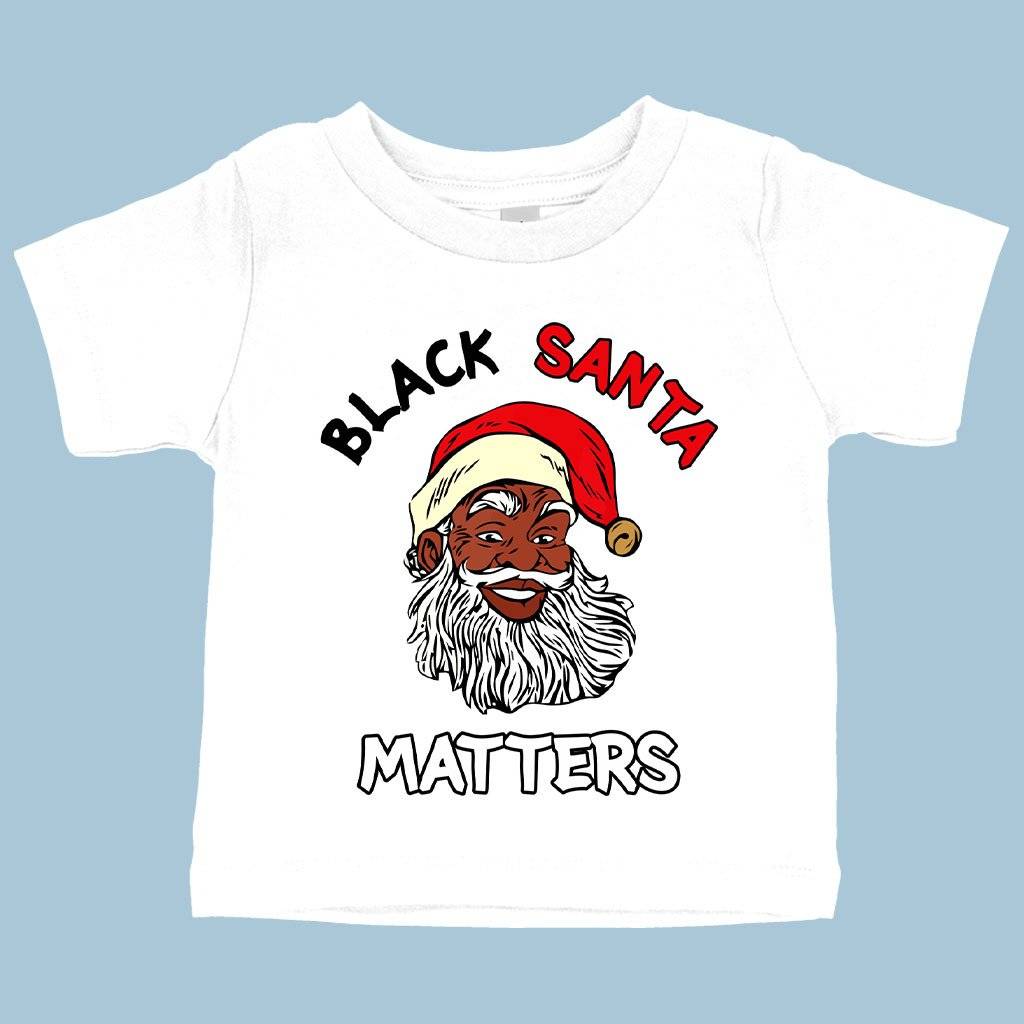 Baby Black Santa Matters T-Shirt – Black Christmas T-Shirts Baby Clothing Kids & Baby Baby Black Santa Matters T-Shirt - Black Christmas T-Shirts Baby Clothing Kids & Baby Color : White|Heather Columbia Blue|Pink