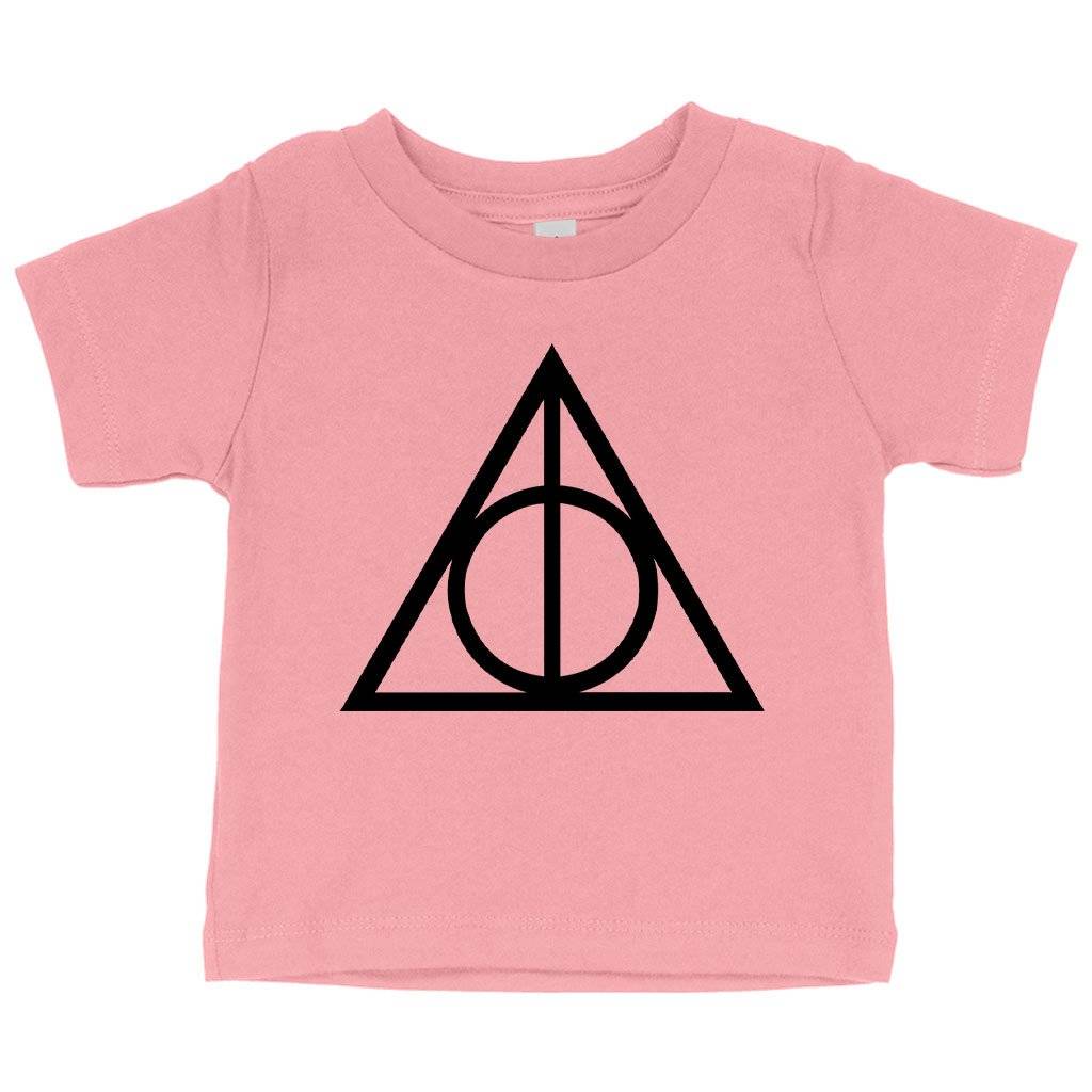 Baby Deathly Hallows Symbol T-Shirt Baby Clothing Kids & Baby Baby Deathly Hallows Symbol T-Shirt Baby Clothing Kids & Baby Color : Pink|Heather Columbia Blue|Yellow